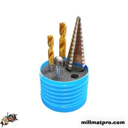 Coffret de forets pour la carrosserie
composition :
- 2 forets à dépointer co5% 8 et 10mm - 1 foret 6 a 30mm / 2mm - 1 fraise carbure sphérique 12mm 