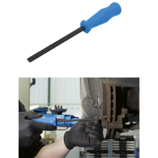 Lime de nettoyage double face pour étriers de frein