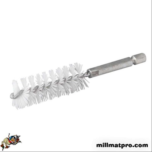 Lot 10 brosses nylon ø19mm x Q. 6,35 mm pour nettoyage puits et sièges injecteurs
