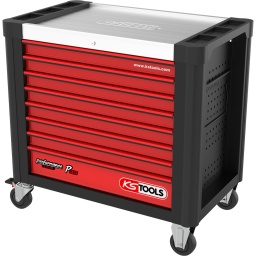 Plan de travail en acier inoxydable
Bordures ABS avec petits compartiments
Construction très robuste en acier épaisseur 0,8 mm - rigide
Très grande stabilité
Parois latérales avec perçages pour accrocher divers accessoires
Système de verrouillage individuel des tiroirs afin d’éviter toute ouverture intempestive
Système de fermeture centralisée par serrure
Glissière à roulements à billes
rebords des angles en polyuréthane
Ouverture 100% des tiroirs
Poignée latérale en acier
Deux roues fixes Ø 125 mm
avec 2 roues directionnelles Ø 125 mm avec frein de roulement et de rotation
Poignées de tiroir pleine largeur
thermolaqué électrostatiquement