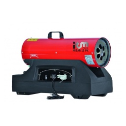 Structure métallique vernie avec poudres époxy
Chaudière de combustion en acier INOX
Contrôle de flamme électronique avec photorésistance
Post-ventilation pour le refroidissement de la chambre
de combustion
Thermostat de sécurité pour surchauffe
Modèle 15 portable
Modèles 20-30-40-50 sur chariot
Idéale pour lieux ouverts ou locaux bien aérés
Prédisposé pour thermostat d’ambiance
Pompe fioul professionelle à engranages