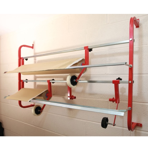 Support pour rouleau masquage fixation mural