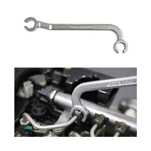 Clé pour raccord injection diesel 17mm 