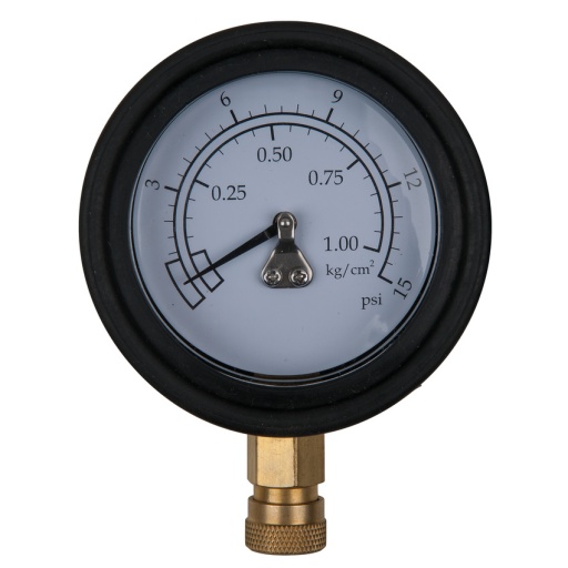 Manomètre Ø 75,0 mm, 0 - 1 bar avec raccord rapide 1/4"