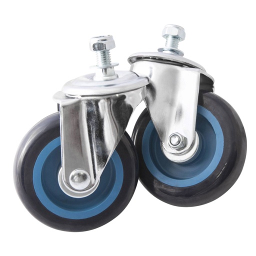 Paire de roues pivotantes ø100x30mm