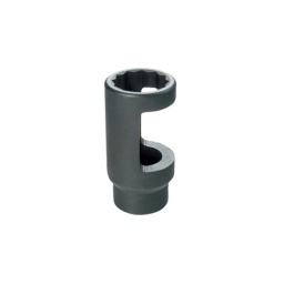 Douille pour injecteur Diesel 27mm Carré d'entrainement en 1/2" 27mm avec ouverture sur une face Applications: BMW, Fiat, Ford Fabriqué en Chrome Vanadium 12 pans