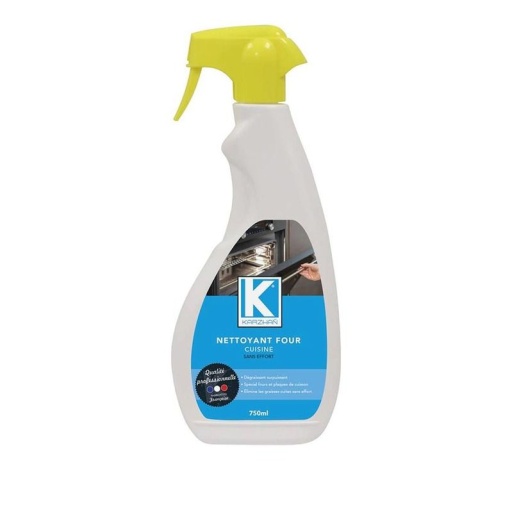 Nettoyant four et plaque de cuisson - flacon spray de 750ml
