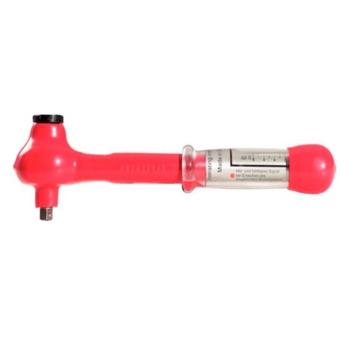 Mini clé dynamométrique isolée 1/2" à cliquet réversible, 5-25 Nm