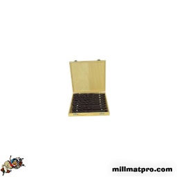 Jeu de forets hss cône morse n°3
- coffret bois
- 24-25-26-27-28-29-30-31mm 