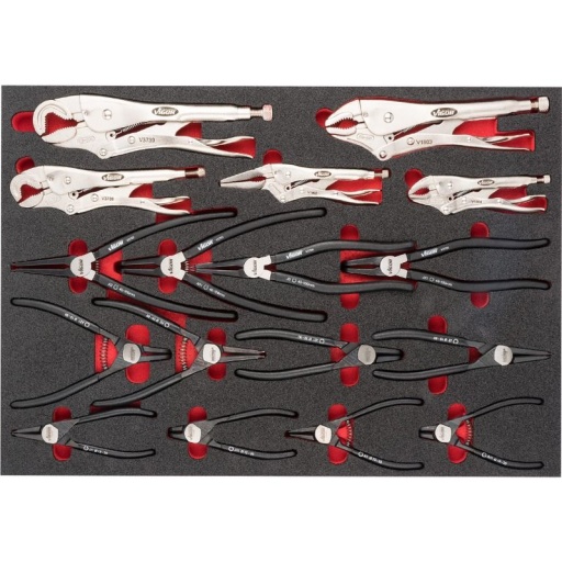 Module pinces etaux et circlips 17 pièces