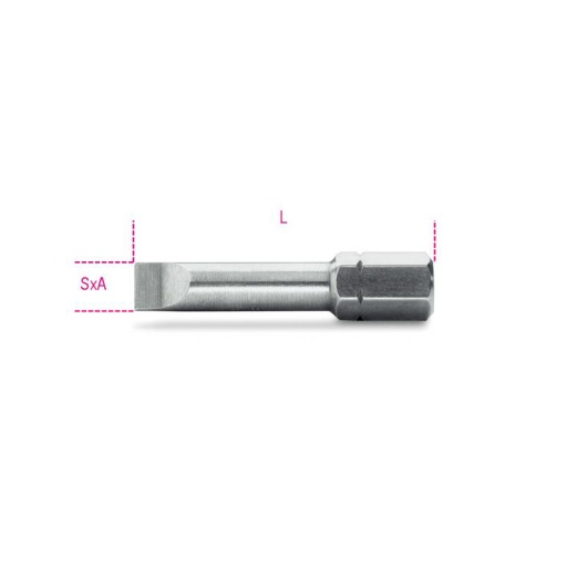 Embout 5/16 plat pour vis à fente 6.5x1.2mm 