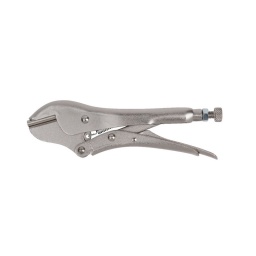 Pince étau pour tubes ronds
- réglage d'ouverture par molette avec écrou 6 pans
- gachette de deblocage
- pour tenir les conduites
- machoires chrome-molybdene