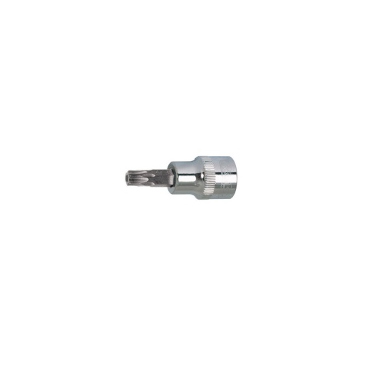 Douille tournevis 6 pans torx percé 1/4  chrome plus t15