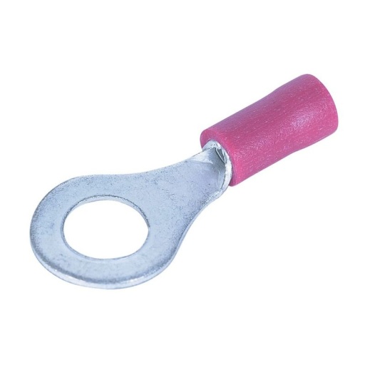 Cosses à œil isolées M6 câble 0,5 à 1mm²