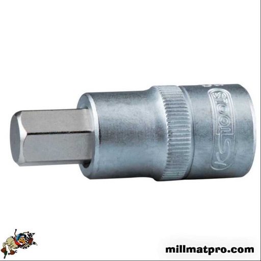 Douille tournevis courte 3/4" 6 pans intérieur, 17 mm
