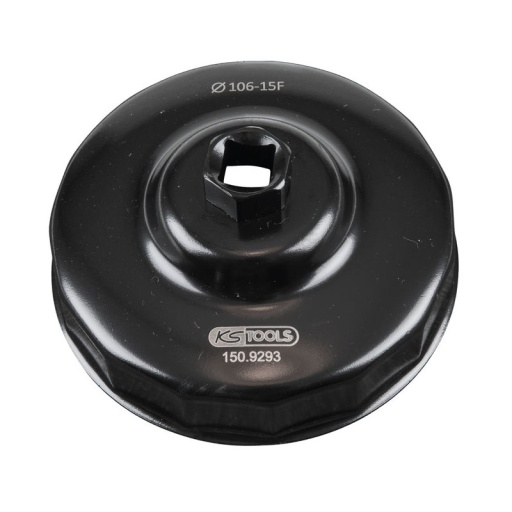 Cloche pour filtre à huile 106mm 15 cannelures
