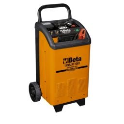Chargeur / démarreur de batterie 12/24V sur roues
Chargeurs et démarreurs de batterie portables Autostar. 
Equipé de sélecteurs et d'ampèremètres permettant de réguler et d' afficher avec précision le niveau de courant de charge. 
La sécurité est assurée par des fusibles internes de protection contre les courts-circuits et les inversions de polarité ainsi que par des protecteurs thermostatiques de démarrage prolongé. 
Le Car Protection System (CPS) permet d'activer et de désactiver automatiquement la fonction Boost, protégeant ainsi à la fois la batterie et l'électronique du véhicule. Autostar : le choix professionnel pour l’entretien automobile.
Données techniques :
Alimentation (monophasée) : 230 V - 50/60 Hz
Puissance : 2200 W
Tension : 12/24 V
Courant maximal : 90 A
Courant de charge : 60 A
Courant max de suralimentation : 980 Acc
Courant de démarrage : 560 A
Capacité de charge : 1350 Ah 15h
Positions de charge : 14 + boost