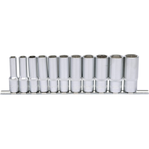 Jeu de douilles 3/8'' 6 pans longue 11 pcs 8-19 mm
