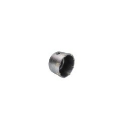 Trépan percussion sds+ pour marteaux sds+ jusqu'a 950w
application
s'utilise en rotation percussion dans les materiaux durs tels que la brique. le béton ou la pierre. 
dans le cas d'une paroi faiancee. traverser la faience en rotation simple puis en percussion des que la faience est traversee.
liaison filetee. foret centreur independant serre par vis
- béton. carrelage. tuile