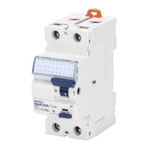 Interrupteur differentiel 2p 40a