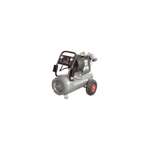 Compresseur 50l à entraînement direct 3.5 cv roues gonflables