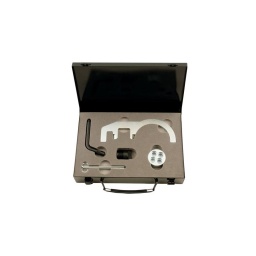 Jeu d'outils de calage - BMW 2.0 n47/n47s - 6 pcs
une trousse d'outils de calage de distribution spécialement presentee pour la génération actuelle de moteurs diesel BMW 2.0.
les utilisations incluent BMW 2.0 n47 / n47s (2007-2010).
outil de dépose de la poulie de pompe compris.
composition :
outil pour tourner le vilebrequin (11 6480)
bloqueur de pignon de pompe à injection
tige de calage du plateau volant moteur
outil d'alignement de l'arbre à cames
cheville de sécurité 4 mm 