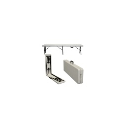Banc pliant

- structure alliage métallique. peinture epoxy
- plateau injecte nylon haute résistance
- couleur gris antracite
- qualité professionnelle
- poids 6kg
- résistance: 200kg
- dim 183x30x43cm