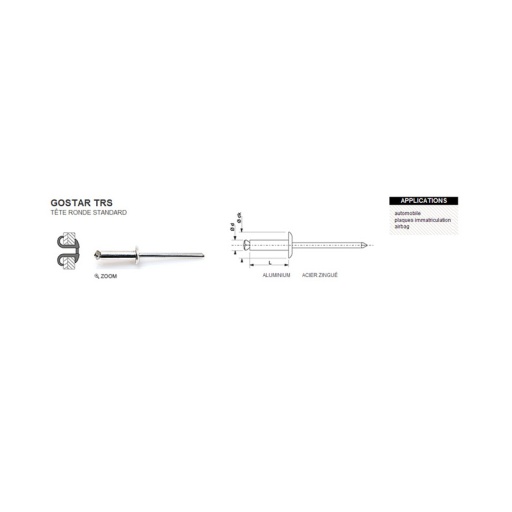 Rivet éclaté trs 4x10