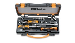 10 douilles et 7 accessoires
900AS	3/16-7/32-1/4-9/32-5/16-11/32-3/8-7/16-1/2-9/16
900/20	rallonge - 1/4” 50 mm
900/21	rallonge - 1/4” 150 mm
900/25	cardan avec carrés mâle et femelle 1/4"
900BG/30	poignée emmanchée avec carré mâle 1/4"
900/35A	
900/42	poignée coulissante avec carré mâle 1/4"
900/55	cliquet réversible avec carré mâle 1/4" 