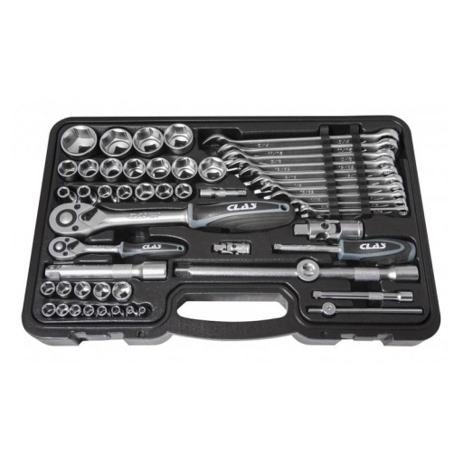 Coffret composition 1/4"-1/2" us-pouces (52 pcs)