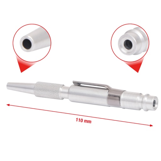 Soufflette stylo en aluminium 110mm