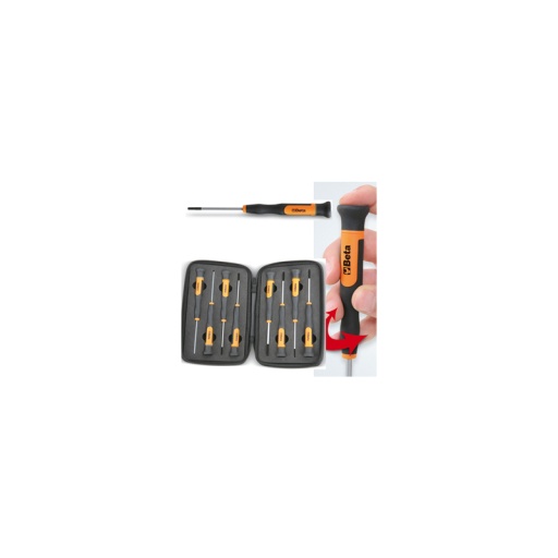 Jeux de 8 micro tournevis (6 pans) beta 8 pièces