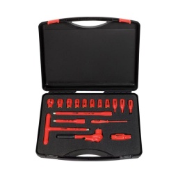 Jeu de douilles isolées 16 pcs 3/8"
