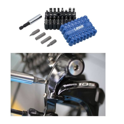 Jeu d'embouts pour visseuses à moteur, dont JIS de 33 pièces