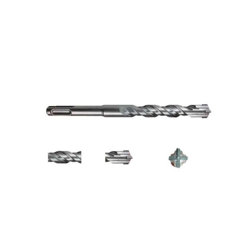 Foret sds plus 4 taillants dia8x260