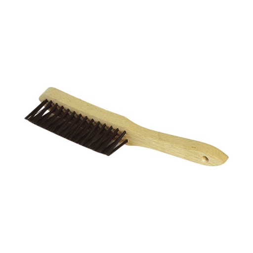 Brosse métallique manche bois