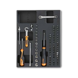 Composition :
embout pour visseuses pour vis à fente  0.5x3 - 0.6x4.5 - 0.8x5.5 - 1x5.5 - 1.2x6.5 - 1.2x8 - 1.6x8 mm   
 861pe embout pour visseuses pour vis 6 pans creux  2 - 2.5 -3 - 4 - 5 - 6 - 8 - 10 mm   
 861ph embout pour visseuses pour vis phillips  ph0 - ph1 - ph2 - ph3   
 861pz embout pour visseuses pour vis pozidriv -supadriv  pz1 - pz2 - pz3   
 861tx embouts de visseuse pour vis a empreinte torx  t6-t7-t8-t9-t10-t15-t20-t25-t27-t30-t40   
 861rtx  t9-t10-t15-t20-t25-t27-t30-t40   
 861trw  1-2-3-4-5-6 mm   
 861tqs  0-1-2-3-4-5-6-8 mm   
 861sp  4-6-8-10-12 mm   
 851sr poignée porte-embouts à bague de deverrouillage rapide 230 mm   
 900 douilles 6 pans avec carré conducteur femelle 1/4"  4-4.5-5-5.5-6-7-8-9-10-11-12-13-14 mm   
 900/21 rallonge - 1/4 150 mm   
