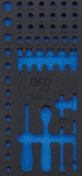 Insert en mousse robuste de très bonne qualitéConvient pour toutes les servantes d'atelier BGSConvient pour art. 4127
