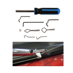  À utiliser avec un cric de transmission lors de la dépose/l'installation de systèmes de suspension  
Accessoire universel  
Utilisé pour faciliter la dépose et le soutien des ensembles moyeu-amortisseur de suspension  À utiliser avec des crics de transmission dotés d'un arbre supérieur d'un diamètre de 30mm.  Se monte à la place du support de transmission standard sur le cric
