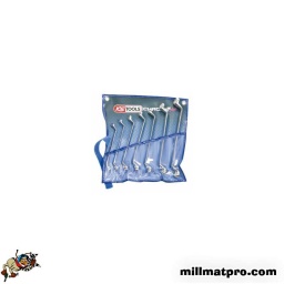 Trousse de 7 clés polygonales contre coudées chromeplus 

- finition crhomeplus
- idéal pour les démontages a acces difficile 
- tête 12 pans
- têtes coudées 70°
- 8x9-10x11-12x13-14x15-16x17-18x19-20x22mm 