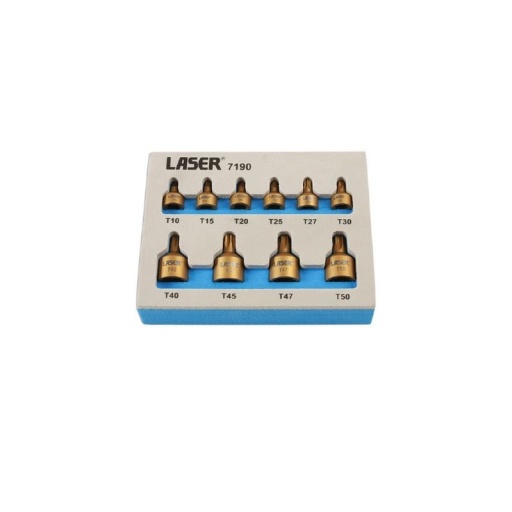 Mini module douille Torx titanium T10 à T50