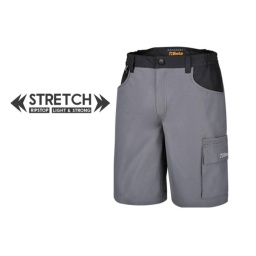 Bermuda de travail léger, stretch, et multipoches
Composition
39% coton, 61% polyester, en tissu ripstop extensible gris, 170 g/m2.
Design
Coupe regular
Taille réhaussée sur l'arrière pour une meilleur protection du dos
Taille extensible
Deux grandes poches avant
Deux poches arrière dont une avec fermeture à scratch et l'autre avec fermeture à rabat
Grande poche gauche avec fermeture à scratch et porte badge
Poche pour règle
Logo et détails réfléchissants
XS, S, M, L, XL, 2XL, 3XL
46, 48, 50, 52, 54, 56, 58