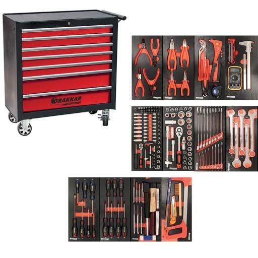Servante XL Drakkar composition outil 3 tiroirs 12 modules