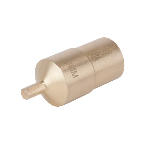 Douille tournevis 6 pans creux, courte BRONZEplus 4mm, 60mm