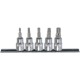 XZN®
Carré d'entraînement intérieur selon DIN 3120 / ISO 1174-1 avec encoche pour verrouillage par bille
Embout en acier nickelé
Pour une utilisation manuelle
Finition chromée
Chrome Vanadium
Comprend un rail de rangement