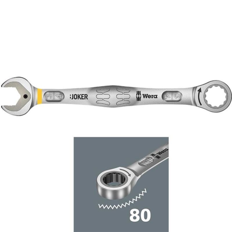 Wera 073282 Joker Combination Wrench - 7/16