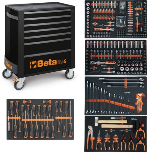 Servante d atelier 7 tiroirs avec 343 outils 5 tiroirs
