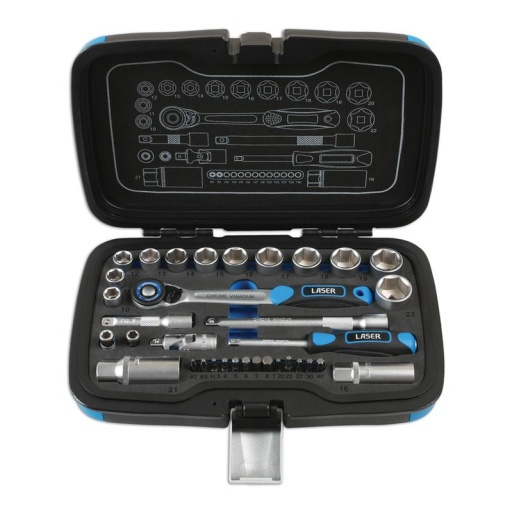 Coffret douille 3/8 34 pièces