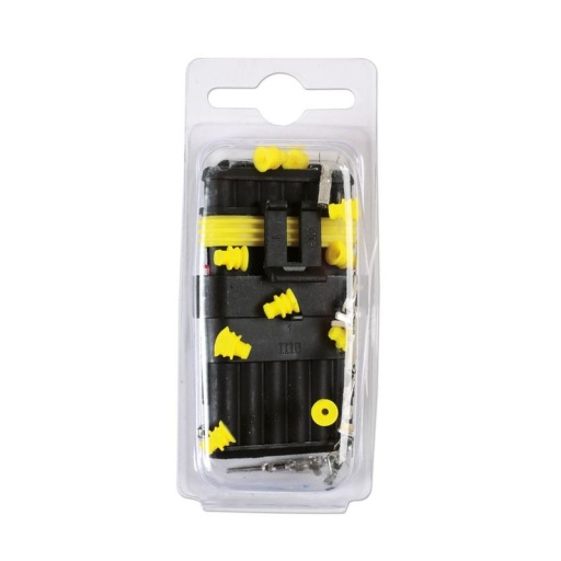 Kit assortiment de connecteurs electriques automobile étanche 6 pôles - 26 pcs