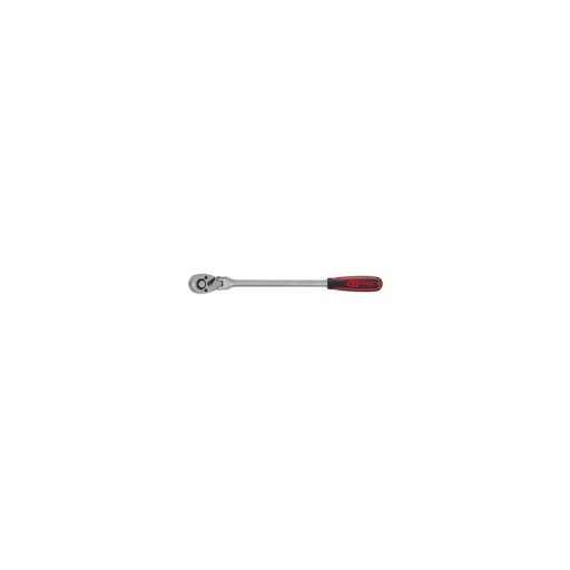 Cliquet 72 dents 3/8 extra long inclinable chrome mat